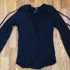 Free People Cross Top